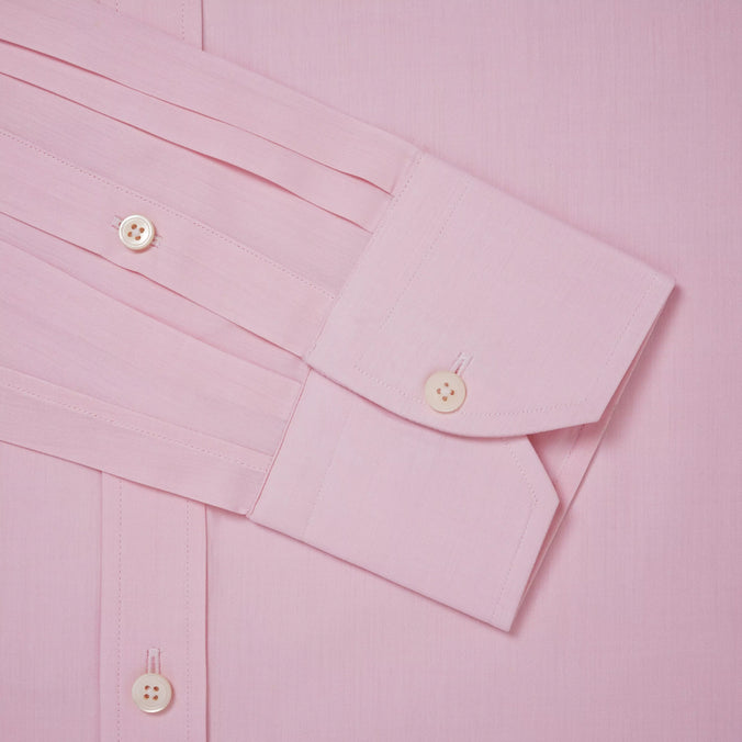 Pale Pink Tailored Fit Ramses Poplin Formal Shirt