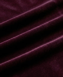 Burgundy Tailored Fit Velvet Peak Lapel Evening Jacket