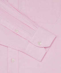 Pale Pink Tailored Fit Smart Casual Button Down Weekend Oxford Shirt