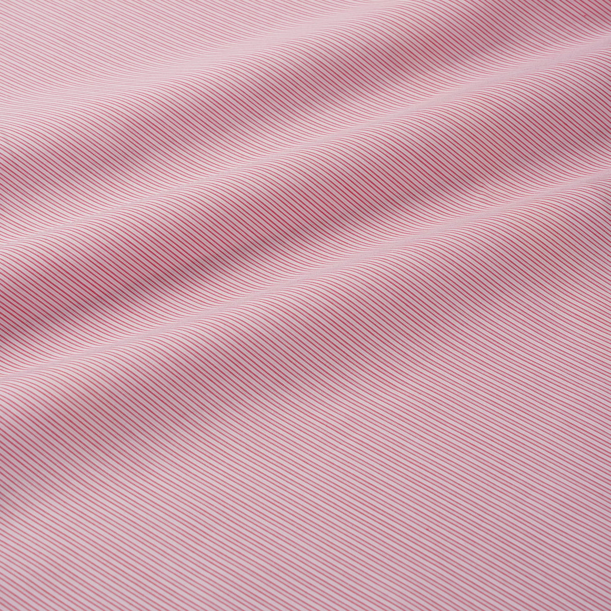 Pink & White Slim Fit Poplin Needle Stripe Formal Shirt